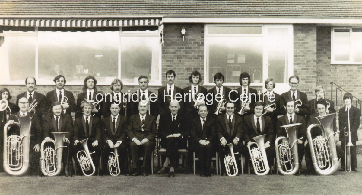 242B - Longridge Band - Photographed at Smiths on Lower Lane - 1970
